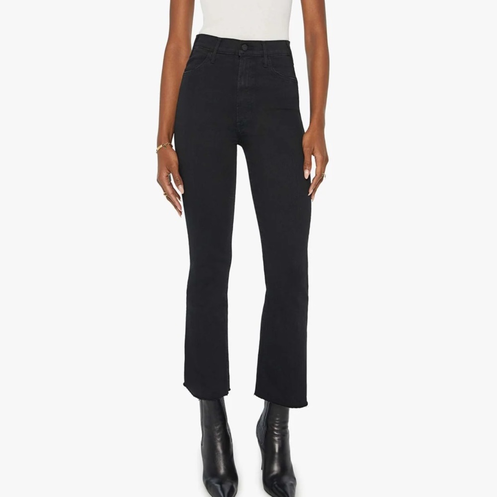 MOTHER The Hustler Black Jeans